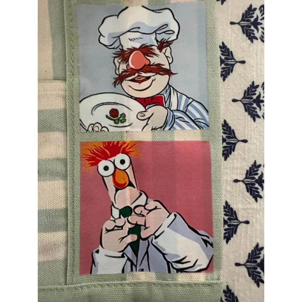 Disney Muppets Striped  Custom Made Trader Joes Mini Tote